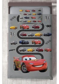 Resim Mekta Home Bebek Ve Çocuk Odası Mcqueen Ve Yol Desenli Yatak Örtüsü Renkli 