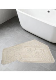 Resim Banyo Paspası 2'li Set Paskal Cappucino Çok Renkli 