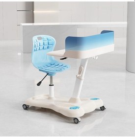 Resim Sfyzone Plus Mobil Çalışma Masası Mavi Beyaz - Mavi 