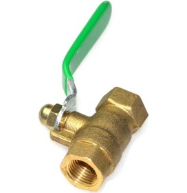 Resim Pnömatik Pirinç Küresel Vana 1 -1/2" 