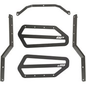 Resim GP KOMPOZİT Triumph Trident 660 2021-2023 Uyumlu Heybe Çanta Demiri Siyah 