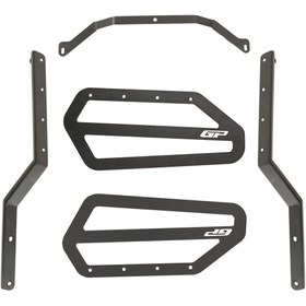 Resim GP KOMPOZİT Triumph Trident 660 2021-2023 Uyumlu Heybe Çanta Demiri Siyah 