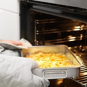 Resim Fırın kabı, paslanmaz çelik, 24x34 cm 