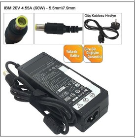 Resim Ibm/Lenovo Pavilion G465 Uyumlu 20V 4,55A 5,6X7,9Mm Adaptör 