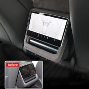 Resim Yeni for TESLA Model Y Juniper 2025+ Başlatma Merkezi Kontrol Koltuk Kutusu Matlar Arka Hava Kanalı Koruyucu Kapak ABS Suede Yeni for TESLA Model 3 2023 2024 2025+ için - Araç İç Mekan Yükseltme, Şık Tasarım, Dayanıklı Malzeme, Araç İç Mekan Aksesuarı, Modern Araç Dekoru, Yüksek Kaliteli Malzeme, Araç Tutkunları 