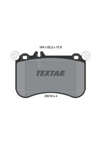 Resim Textar Fren Balatası On 4-matic Mercedes W176 C117 X117 X156 