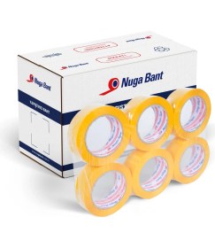 Resim Nuga 45 mm x 100 mt Sarı Koli Bandı 24 Adet 