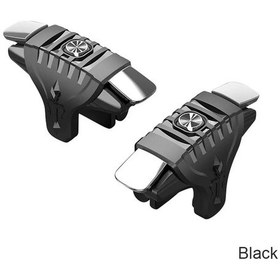 Resim Siyah-mobil Oyun Denetleyicisi Gamepad Tetik L1r1 Shooter Joystick Pc Oyunu Joystick Android İçin Pubg Mobil Amaç 