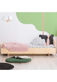 Resim Markaawm Tresca Ahşap Yatak Montessori Karyola Çocuk Yatak Beşik Akçaağaç 