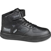 Resim Jump 27834 Cırtlı Yüksek Bilekli Siyah Üniseks Çocuk Sneaker Günlük Spor Ayakkabı 