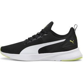 Resim Puma Flyer Runner 192257 Erkek Spor Ayakkabı Siyah-beyaz 