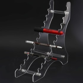 Resim 1 adet Şeffaf Akrilik Çok Katmanlı Kalem Düzenleyici - Kalem, Kalem, Marker, Fırça için Şeffaf Masaüstü Depolama - Ofis, Sanat Stüdyosu, Okul, Ev için Yerden Tasarruf Sağlayan Ekran Standı - Dayanıklı ve Kolay Temizlenebilir Yüzey, Modern Düzenleyici Sanatçılar, Öğretmenler, Profesyoneller için Kalem Tutucu Masa, Sanat Malzemeleri Depolama, Şık Görünüm, Parlatılmış Yüzey, Okul Malzemeleri, Minimalist Tasarım, Sağlam Yapı, Ofis Çalışanları 