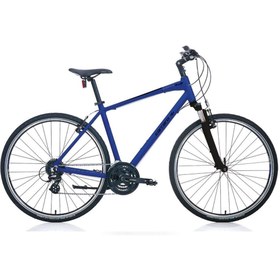 Resim Carraro Sportive 224 28 Jant 28 Jant Şehir & Tur Bisikleti 46 Kadro (MANYETİK MAVİ SİYAH GÜMÜŞ) 