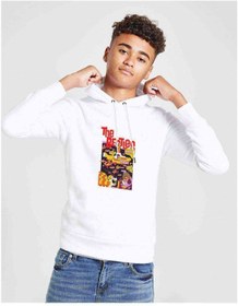 Resim Beatles Yellow Submarıne Baskılı Unisex Çocuk Kapüşonlu Sweat 