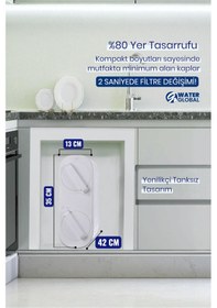 Resim Water Global Su Arıtma Cihazı Direkt Akışlı Tanksız 800 Gpd Tanksız 5 Aşamalı Üreticiden Water Global Su Arıtma Cihazı Direkt Akışlı Tanksız 800 Gpd Tanksız 5 Aşamalı Üreticiden 