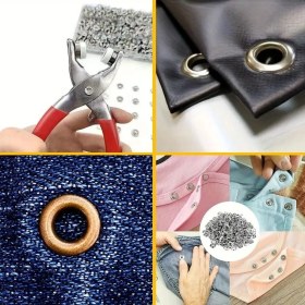 Resim Metal 200 Pcs Çıtçıt ve Pense Seti Makinesi Bebek Elbise Çıtçıt Montaj Seti 