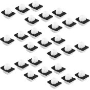 Resim Luuminaly 100 Adet Alt Dış Kapı Hava Şeridi Klipsi Sünger Pedli (Yurt Dışından) 