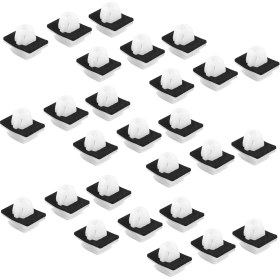 Resim Luuminaly 100 Adet Alt Dış Kapı Hava Şeridi Klipsi Sünger Pedli (Yurt Dışından) 