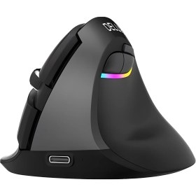 Resim Delux M618 Mini Bluetooth 4.0+ 2.4g Ergonomik Şarjlı Sessiz Rgb Mouse 