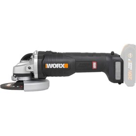 Resim WORX WX812.9 20Volt 125mm Kömürsüz Profesyonel Avuç Taşlama (Akü Dahil Değildir) 