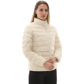 Resim Skechers W Outerwear Pop Up Detailed Padded Jacket Kadın Ceket Krem 