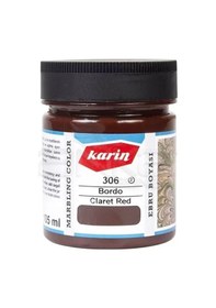 Resim Karin Ebru Boyası Ezilmiş 306 Bordo 105cc 