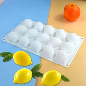 Resim 15 Delikli Limonlu Mousse Silikon Kalıbı - Karikatür 3D Meyve ve Çikolata Pişirme Kalıbı, Tatil için Fırın Güvenli (Noel, Cadılar Bayramı, Paskalya, Şükran Günü) - Dayanıklı, Kolay Temizlenebilir Mutfak ve Yemek Kullanımı, Tatil Pişirme Temelleri, Eğlenceli Mutfak Eşyaları, Dayanıklı Silikon 