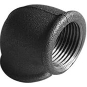 Resim Trakya Döküm Siyah Dirsek (10 Adet) 