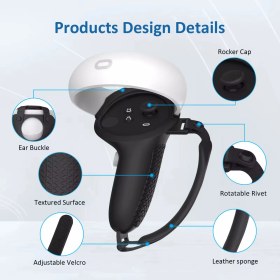 Resim Macrobot Kumanda/controller Kılıfı - Meta Quest 2 ile Uyumlu - 