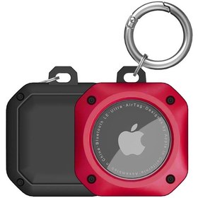 Resim Buff Tagsafe Proshield Taşınabilir Anahtarlık Airtag Kılıf Red 