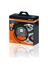 Resim Osram 12V Lastik Şişirme Hava Kompresörü 120W 90Db 80Psi Analog 