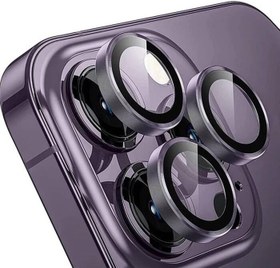 Resim Apple iPhone 14 Pro Safir Lens Koruma Deep Purple 