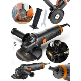 Resim Pro Metal Şanzuman Bakır Sargılı Avuç Içi Taşlama Demir Metal Kesme Makinesi Sprel 125 Mm.. 