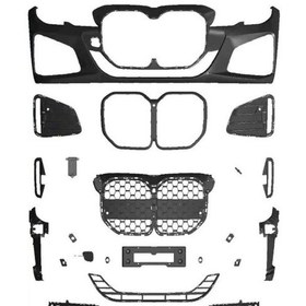 Resim Bmw 3 Serısı G20 İçin G22 Dönüşüm Body Kıt Krom Cercevelı 