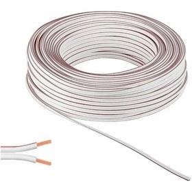 Resim 5 Metre 2x0,75 Beyaz Kırmızı Kodlu Kordon Kablo 