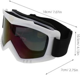 Resim ABOOFAN 2 Adet Sürüş Güneş Gözlüğü Rüzgar Geçirmez Gözlükler Yarış Gözlükleri Motosiklet Gözlükleri Spor Koruyucu Gözlükler Bisiklet Rüzgar Geçirmez Rüzgarı 