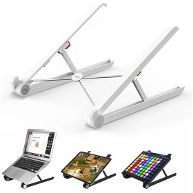 Resim Delixa SAIJI X1 Laptop Sehpası, Katlanabilir, Tablet Sehpası, Alüminyum Alaşım, Online Sınıf Çalışması, Dur 