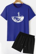 Resim trendypassion Uzay Temalı Şort T-shirt Eşofman Takımı 