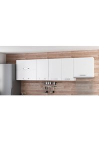 Resim Minar 270 Cm Mutfak Dolabı Beyaz 270-B7-Üst Modül Beyaz 