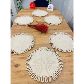 Resim Jütex Home Jüt Hasır Amerikan Servis Supla 6 Parça 