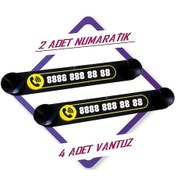 Resim Park Telefon Numarası Numaratik Araç Numaratör 2 Adet 
