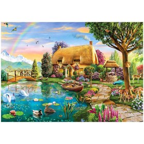 Resim Nessiworld KS Lakeside Cottage 2000 Parça Puzzle 