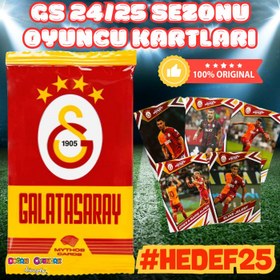 Resim Mythos Cards Galatasaray 24/25 Oyuncu Karları - GS Oyuncu Kartları - Futbolcu Kartları - Galatasaray #Hedef25 