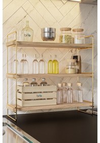 Resim Bino Masa Üstü Düzenleyici Organizer Mutfak ve Banyo Rafı 