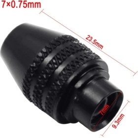 Resim Uzun M7X0.75MM Jıgong Takım Aynası M7X0.75 M8X0.75 Mandren Evrensel Mini Taşlama Aynası 0.3x3.2 mm Penset Ayarlanabilir Elektrikli Taşlama (Yurt Dışından) 