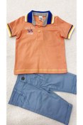 Resim Bubbly Erkek Bebek Dar Paça Pantolona Polo Yaka Tişört 