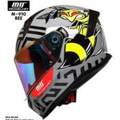 Resim MTS M-910 Motosiklet Kaskı Bee 