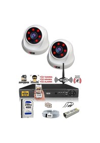 Resim Ids - 2 Kameralı 1080P Fullhd 5Mp Sony Lensli Kamera Seti - 2026 