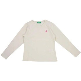 Resim Kız Çocuk Sweatshirt Ben.g21576 Ekru 