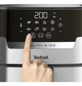 Resim Tefal Easy Fry & Grill Xl 2 Si Bir Arada Hava Fritözü ve Izgara , Premium 8 Program, Zamanlayıcı, Onerous Mutfak Tartısı Hediye 